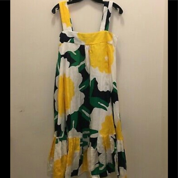 DVF Diane von Furstenberg Nolan Floral Linen Dress - Picture 6 of 8
